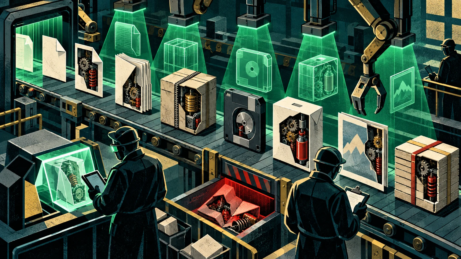 Illustrated cybersecurity scene for Attacker File Formats: How File Types Get Weaponised