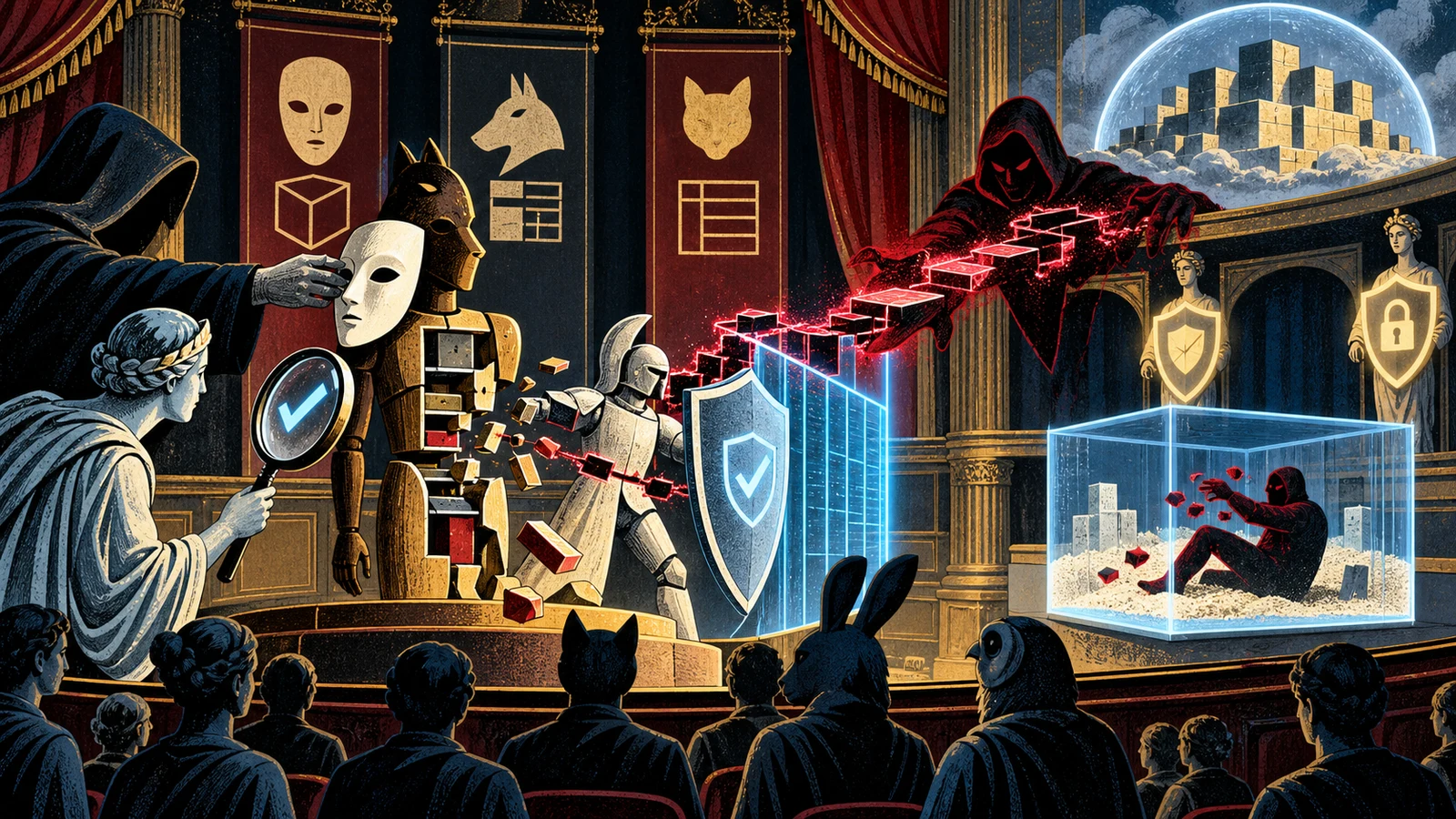 Illustrated cybersecurity scene for Type Confusion: When Objects Are the Wrong Type